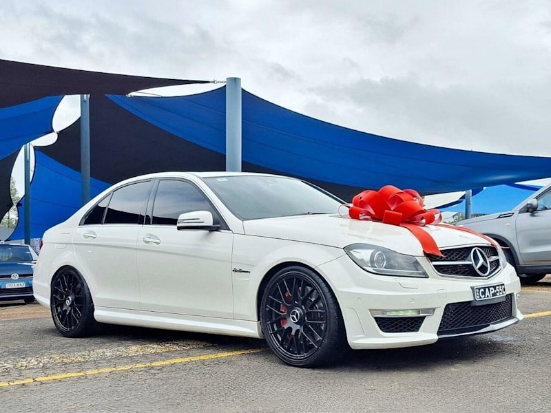 2012 Mercedes-Benz C-Class W204 MY12 C63 AMG SPEEDSHIFT MCT White 7 Speed Sports Automatic Sedan629337138243851118