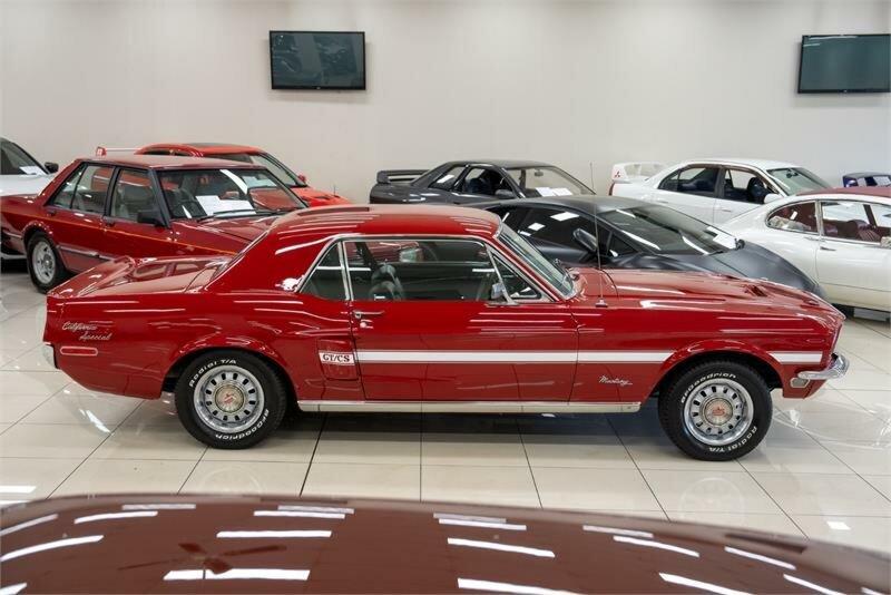 1968 Ford Mustang Candy Apple Red 3 Speed Automatic Hardtop62936663202049112