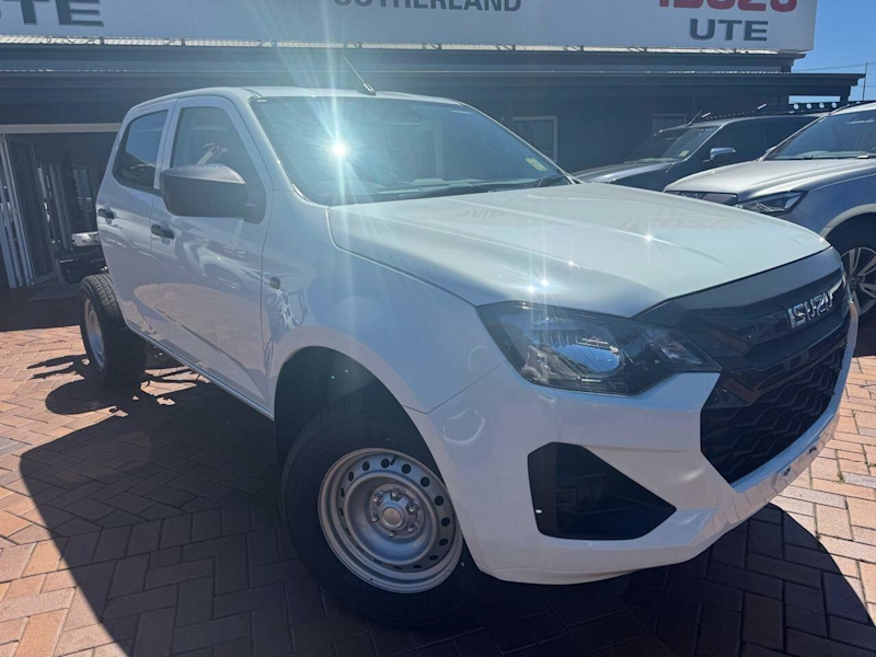 2025 Isuzu D-MAX RG MY24 SX Crew Cab White 6 Speed Sports Automatic Cab Chassis62885349014018111