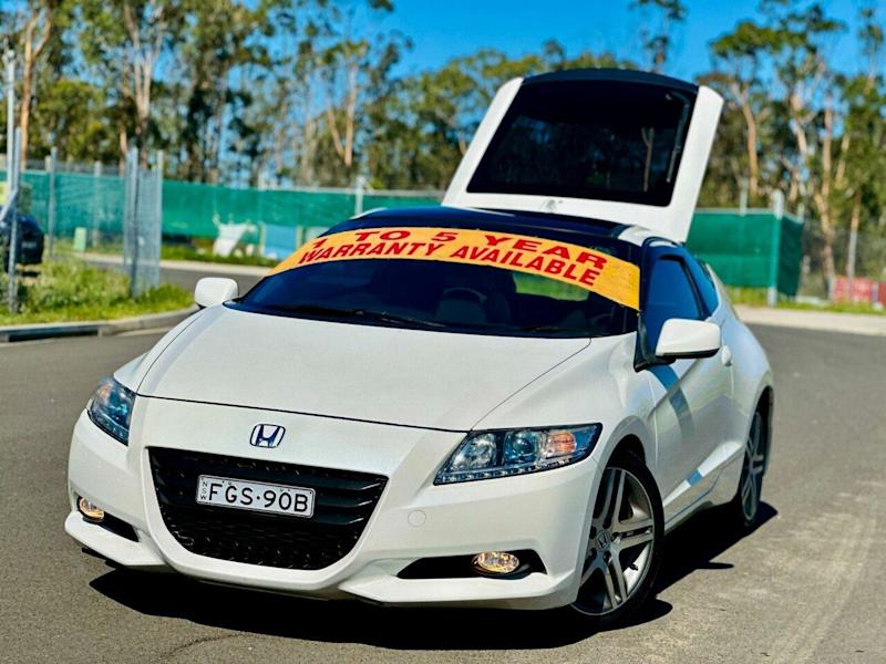 2011 Honda CR-Z Luxury Hybrid White Continuous Variable Coupe62885350431746113