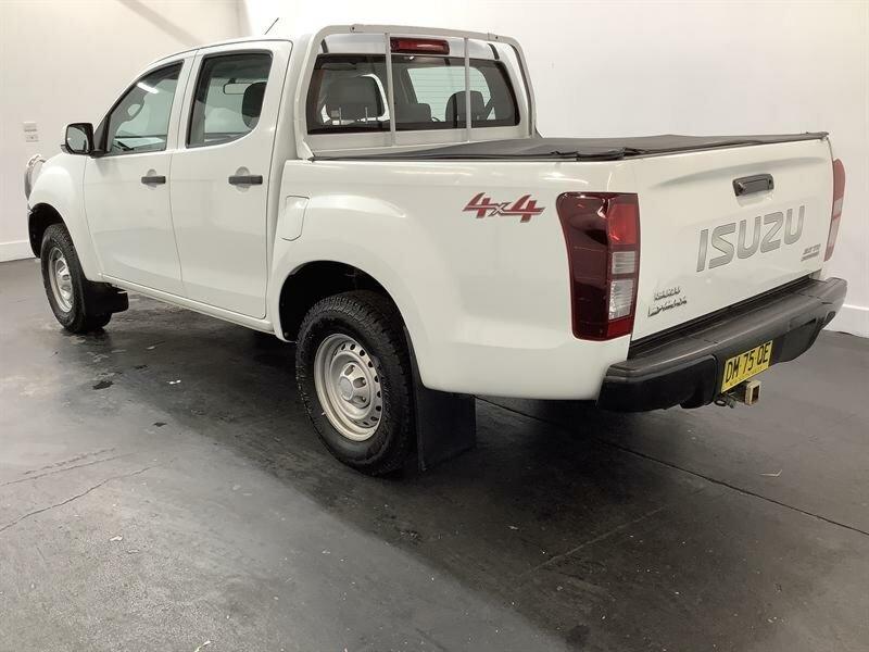 2019 Isuzu D-MAX TF MY19 SX (4x4) White 6 Speed Automatic Crew Cab Chassis62882773020417112