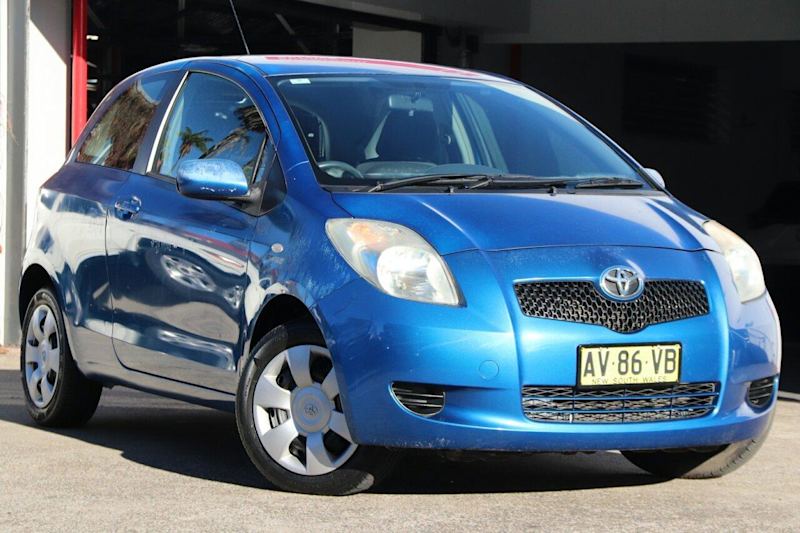 2008 Toyota Yaris NCP91R YRS Caribbean Blue 4 Speed Automatic Hatchback62934705356801110