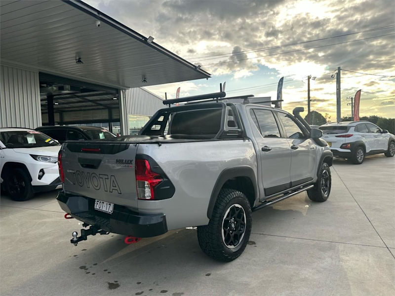 2019 Toyota Hilux GUN126R MY19 Upgrade Rugged X (4x4) Silver, Chrome 6 Speed Automatic62935680208641114