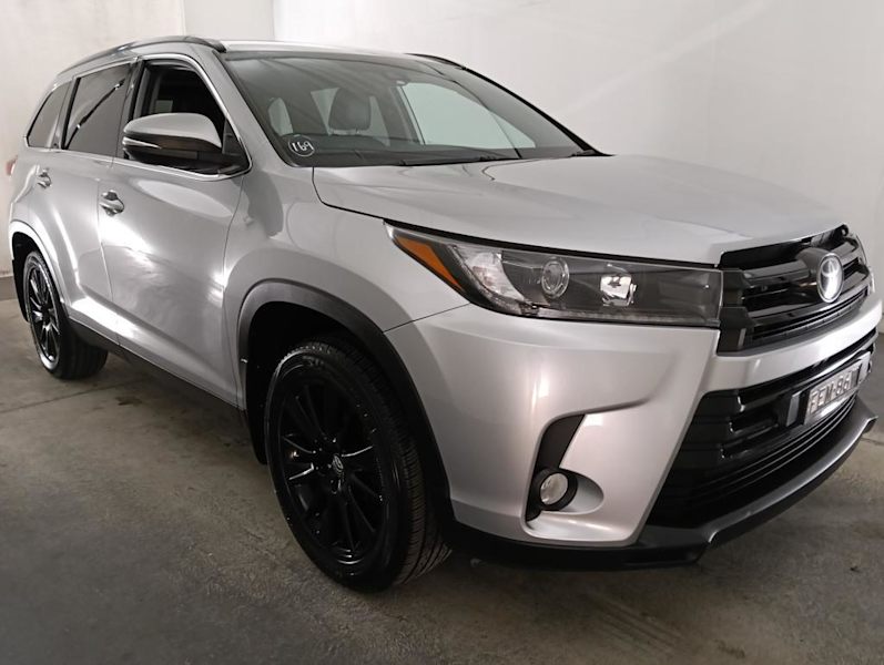 2019 Toyota Kluger GSU50R Black Edition 2WD Silver 8 Speed Sports Automatic Wagon62882737750401110