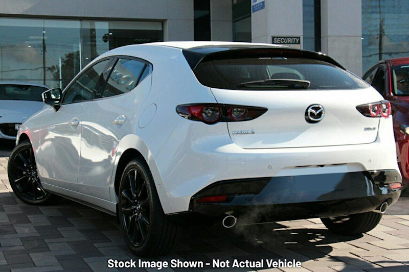 2025 Mazda 3 BP2HLA G25 SKYACTIV-Drive Astina Snowflake White Pearl 6 Speed Sports Automatic62937626207361112