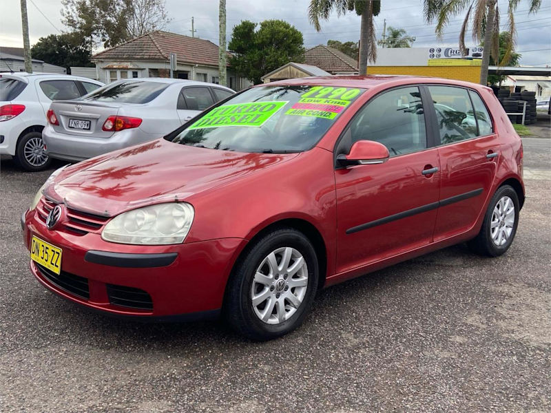 2007 Volkswagen Golf 1K MY08 Upgrade 2.0 TDI Comfortline Red 6 Speed Direct Shift Hatchback62882772707201114