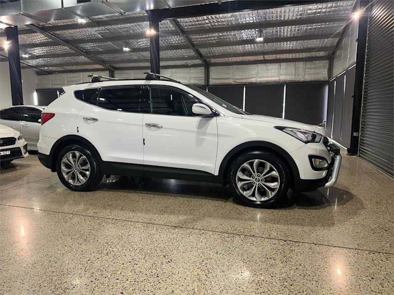 2013 Hyundai Santa Fe DM Highlander CRDi (4x4) White 6 Speed Automatic Wagon62937625149827111