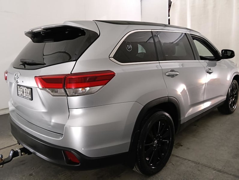 2019 Toyota Kluger GSU50R Black Edition 2WD Silver 8 Speed Sports Automatic Wagon62882737750401112