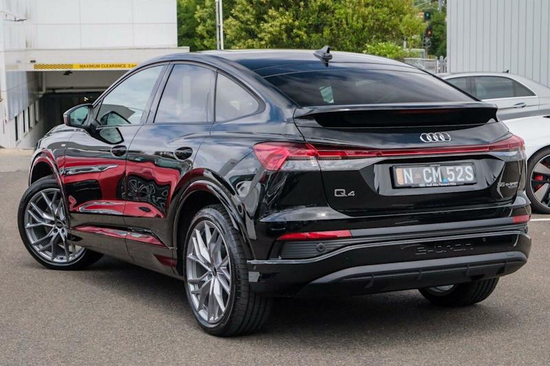 2024 Audi Q4 E-Tron F4 MY25 55 Sportback e-quattro Black 1 Speed Reduction Gear Wagon62933713999105111