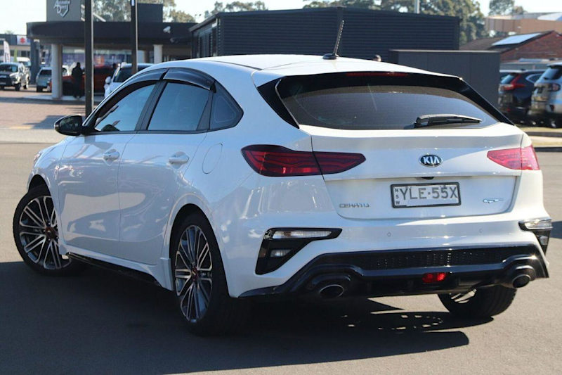 2020 Kia Cerato BD MY21 GT DCT White 7 Speed Sports Automatic Dual Clutch Hatchback62882726434817112
