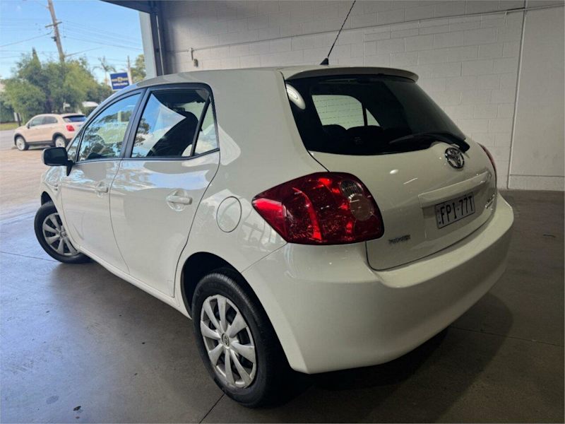 2009 Toyota Corolla ZRE152R Ascent White 4 Speed Automatic Hatchback62882730461442112