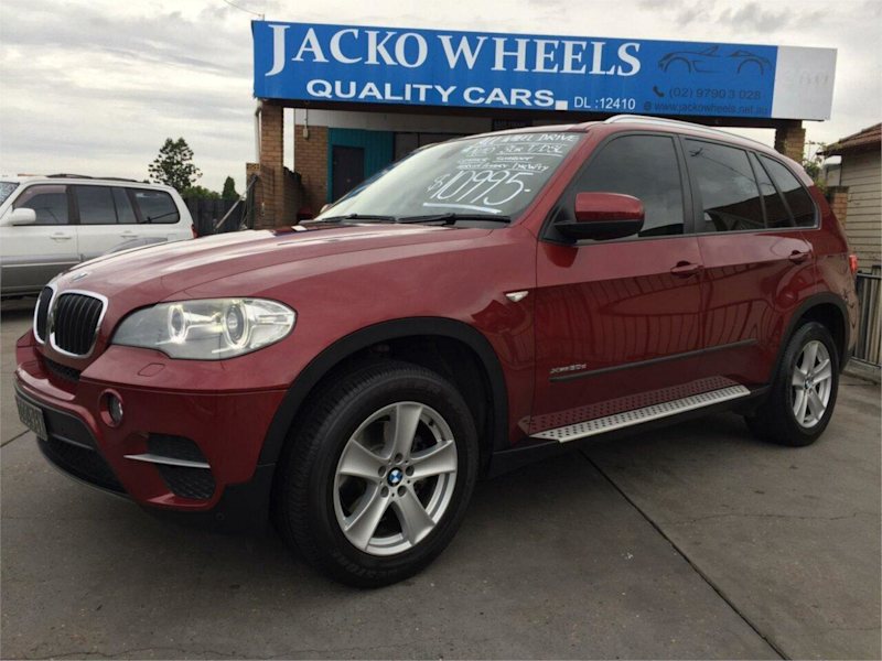 2010 BMW X5 E70 MY10 xDrive30d Red 8 Speed Automatic Sequential Wagon62934704432386114
