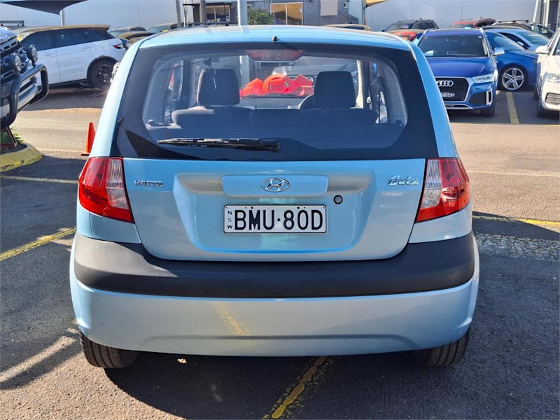 2010 Hyundai Getz TB MY09 SX Blue 4 Speed Automatic Hatchback62882728368002114