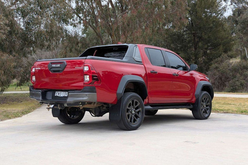 2022 Toyota Hilux GUN126R Rogue Double Cab Feverish Red 6 Speed Sports Automatic Utility62939537823619114