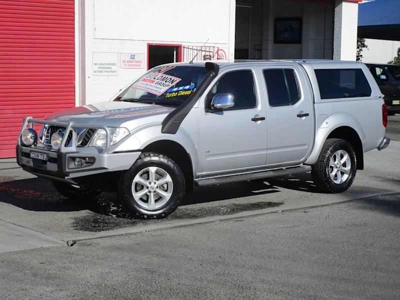 2012 Nissan Navara D40 MY12 ST-X BLACK LINE 4X4 Silver Automatic Dual Cab Utility62936662590723111