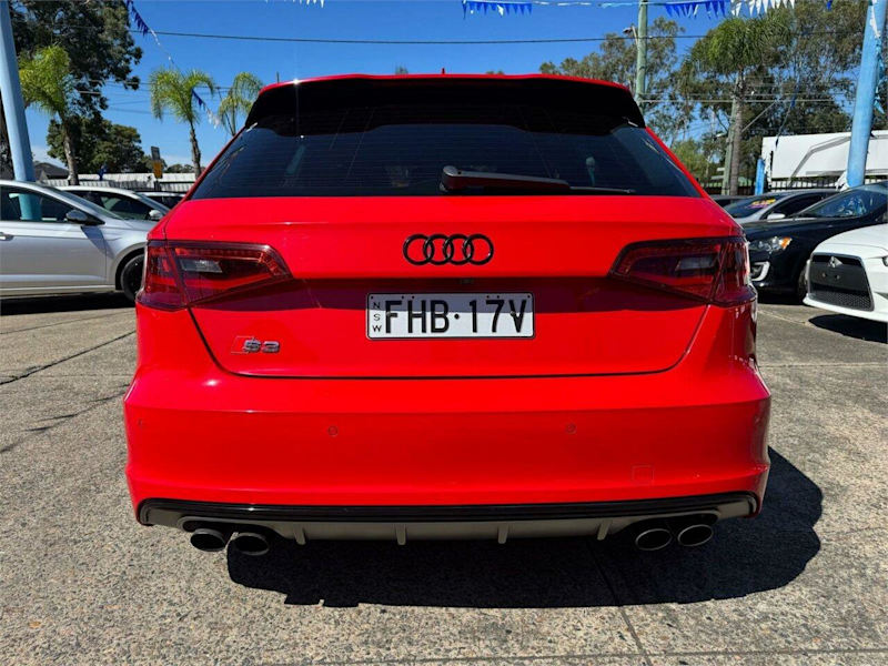 2014 Audi S3 8V MY15 Sportback S Tronic Quattro Red 6 Speed Sports Automatic Dual Clutch Hatchback62934704801795114