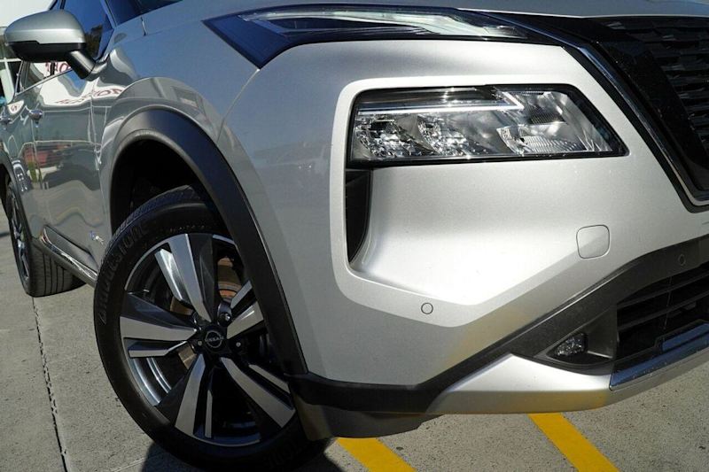 2022 Nissan X-Trail T33 MY23 Ti e-4ORCE e-POWER Silver, Chrome 1 Speed Automatic Wagon Hybrid62934700281603111