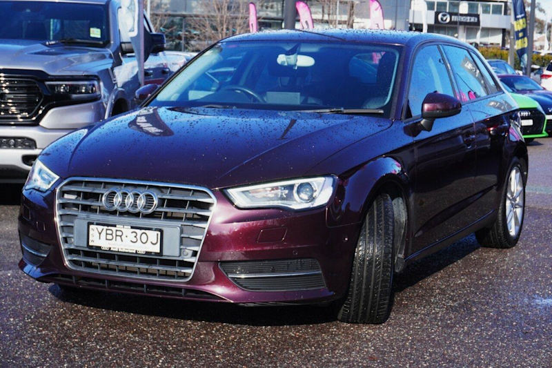 2015 Audi A3 8V MY15 Attraction Sportback S Tronic Red 7 Speed Sports Automatic Dual Clutch62937623495171112