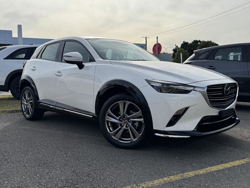 2025 Mazda CX-3 DK2W7A G20 SKYACTIV-Drive FWD Akari Snowflake White Pearl 6 Speed Sports Automatic62934706546178110