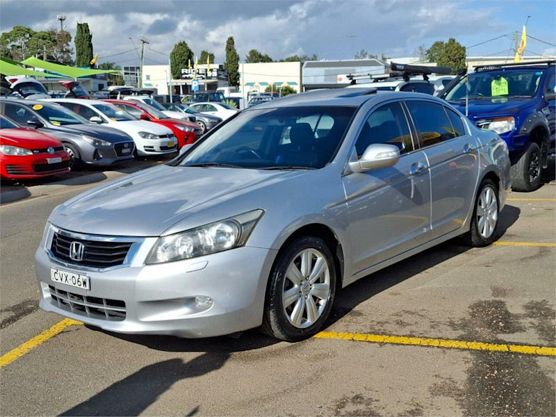 2009 Honda Accord 50 V6 Luxury Silver, Chrome 5 Speed Automatic Sedan62933709119106112