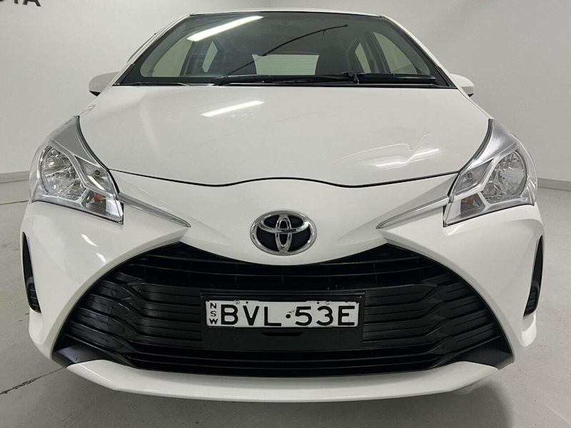 2017 Toyota Yaris NCP130R MY17 Ascent Glacier White 4 Speed Automatic Hatchback62882770258434112