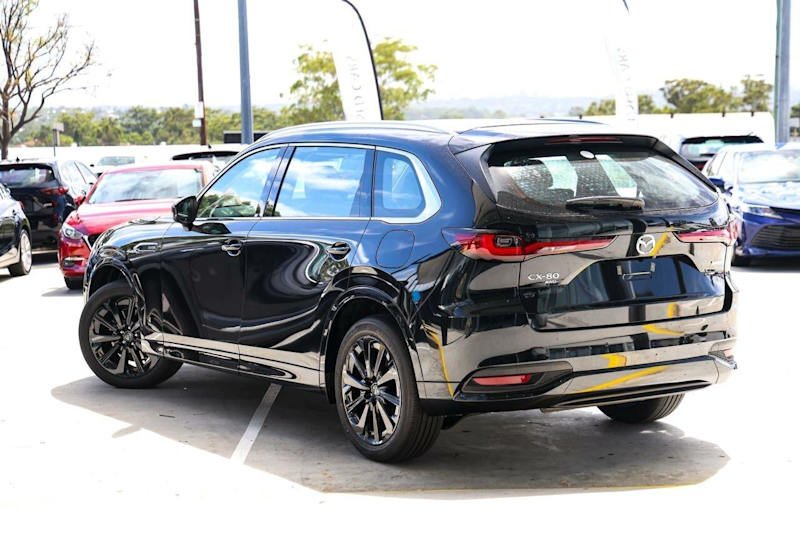 2024 Mazda CX-80 KL D50e Skyactiv-Drive i-ACTIV AWD GT Jet Black 8 Speed Sports Automatic Wagon62882734238337111