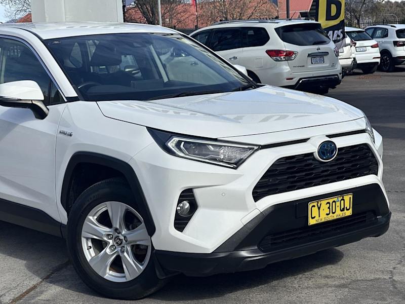 2020 Toyota RAV4 Axah54R GX (AWD) Hybrid White Continuous Variable Wagon62937622346242111