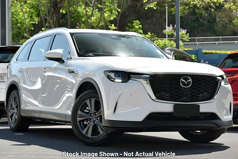 2024 Mazda CX-80 KL G40e SKYACTIV-Drive i-ACTIV AWD Pure Rhodium White 8 Speed Sports Automatic62935692880515110