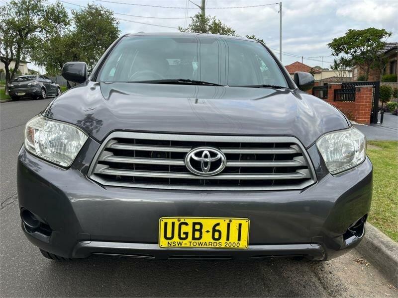 2008 Toyota Kluger GSU45R KX-R (4x4) 7 Seat Grey 5 Speed Automatic Wagon62936662010242111