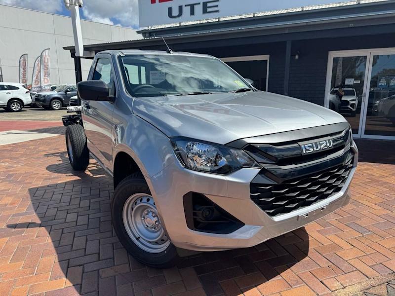 2025 Isuzu D-MAX RG MY24 SX 4x2 High Ride Silver 6 Speed Sports Automatic Cab Chassis62885350692610110