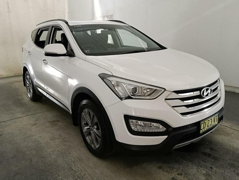 2015 Hyundai Santa Fe DM2 MY15 Active White 6 Speed Sports Automatic Wagon62882770898177110
