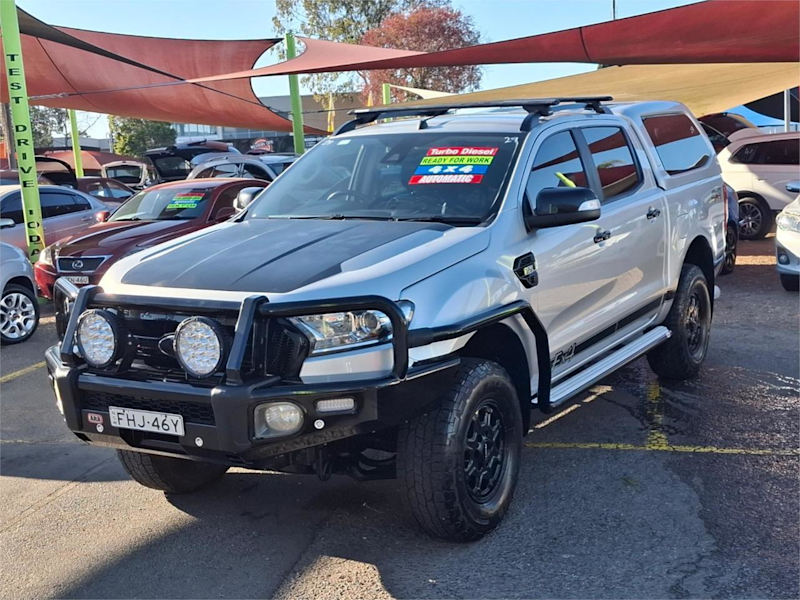 2017 Ford Ranger PX MkII XLT Double Cab Silver, Chrome 6 Speed Sports Automatic Double Cab62882767531907112