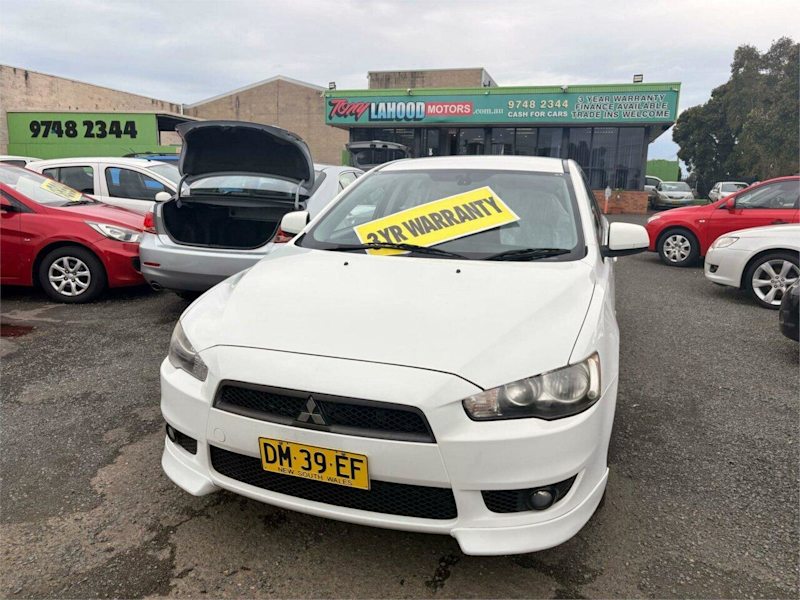 2008 Mitsubishi Lancer CJ MY09 VR-X Sportback White 6 Speed Constant Variable Hatchback62934696323970113