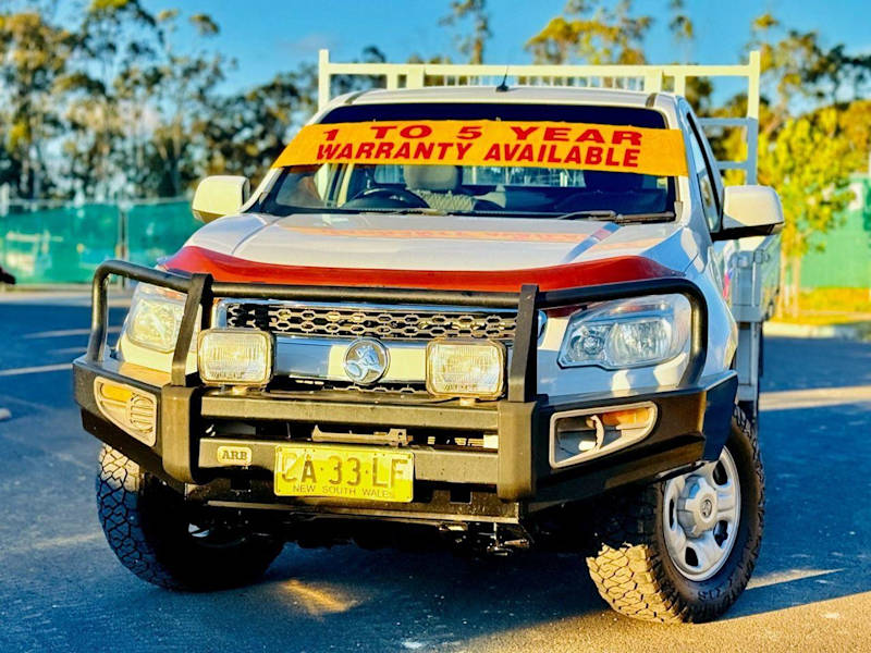 2014 Holden Colorado RG MY14 LX (4x4) White 6 Speed Automatic Cab Chassis62882730317443110