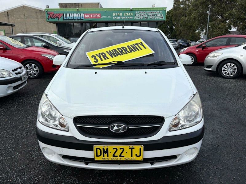 2009 Hyundai Getz TB MY09 S White 4 Speed Automatic Hatchback62934707973890112