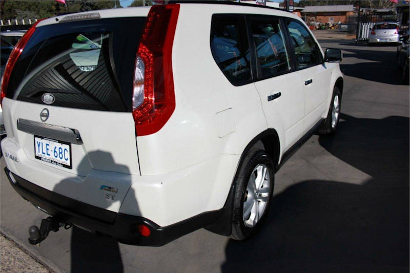 2012 Nissan X-Trail T31 MY11 ST (FWD) White Continuous Variable Wagon62939537811715114
