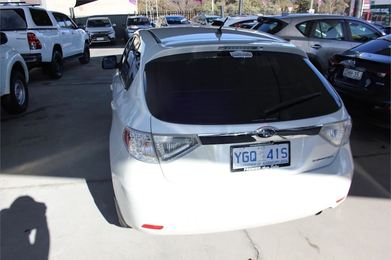 2009 Subaru Impreza MY09 R (AWD) White 5 Speed Manual Hatchback62936656052611114