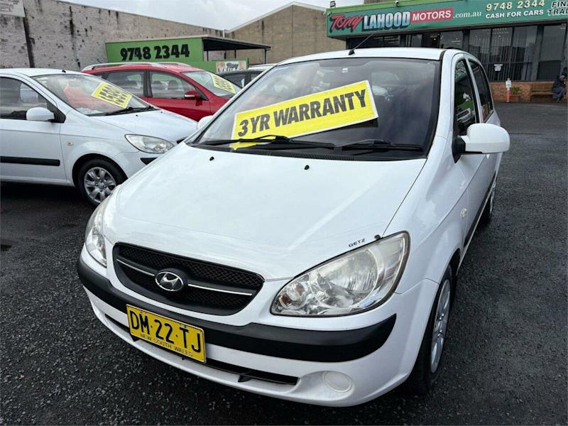 2009 Hyundai Getz TB MY09 S White 4 Speed Automatic Hatchback62934707973890113