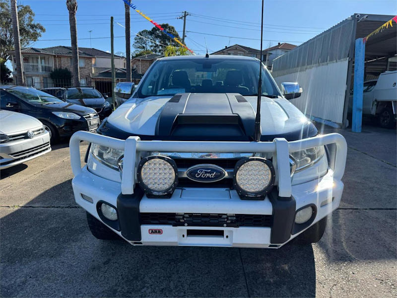 2016 Ford Ranger PX MkII XLT Double Cab 4x2 Hi-Rider White 6 Speed Sports Automatic Double Cab62935691988099111
