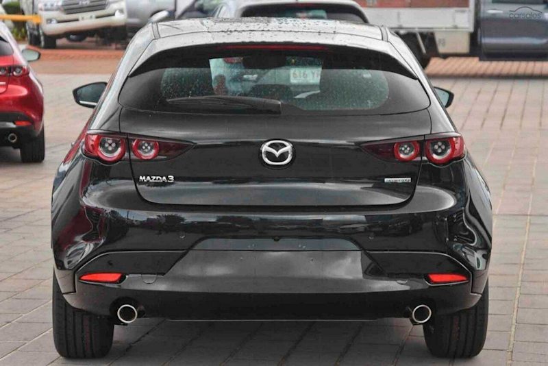 2025 Mazda 3 BP2H7A G20 SKYACTIV-Drive Pure Black 6 Speed Sports Automatic Hatchback62882764506755112