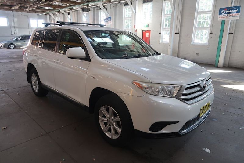 2013 Toyota Kluger GSU45R MY12 KX-R AWD White 5 Speed Sports Automatic Wagon62934700197121110