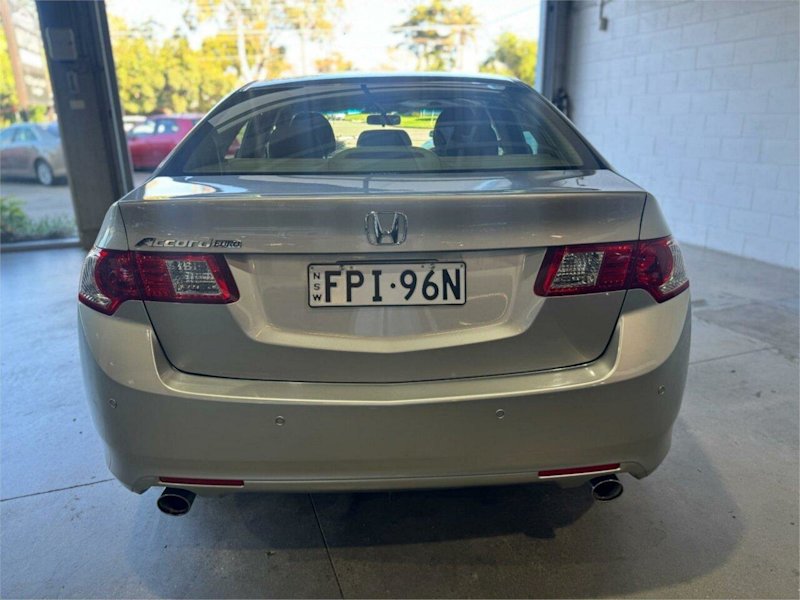 2008 Honda Accord Euro CU Silver 5 Speed Automatic Sedan62882730019203114