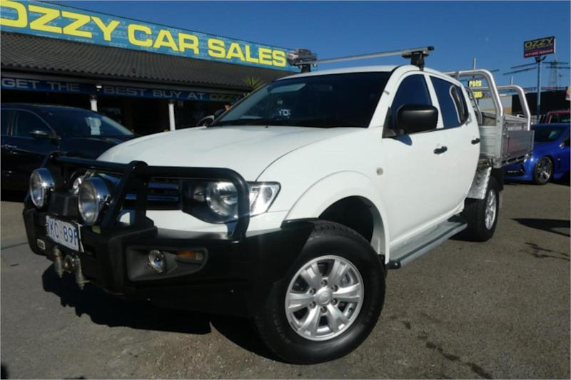 2014 Mitsubishi Triton MN MY15 GLX (4x4) White 5 Speed Manual 4x4 Double Cab Utility62882729324291111