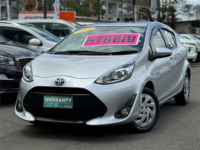2019 Toyota Prius c NHP10R MY17 Hybrid Silver, Chrome Continuous Variable Hatchback62882730297985110