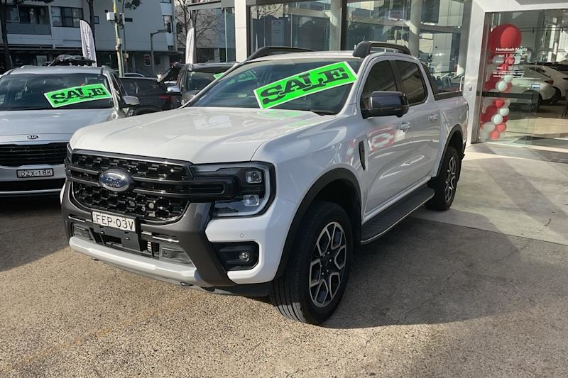 2024 Ford Ranger PY 2024.50MY Wildtrak FullTime 4WD DR White 10 Speed Sports Automatic Dual Cab62882764892163112