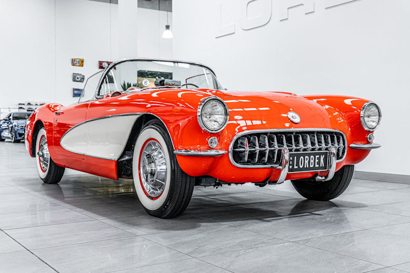 1957 Chevrolet Corvette C1 Red 3 Speed Manual62934707192321113
