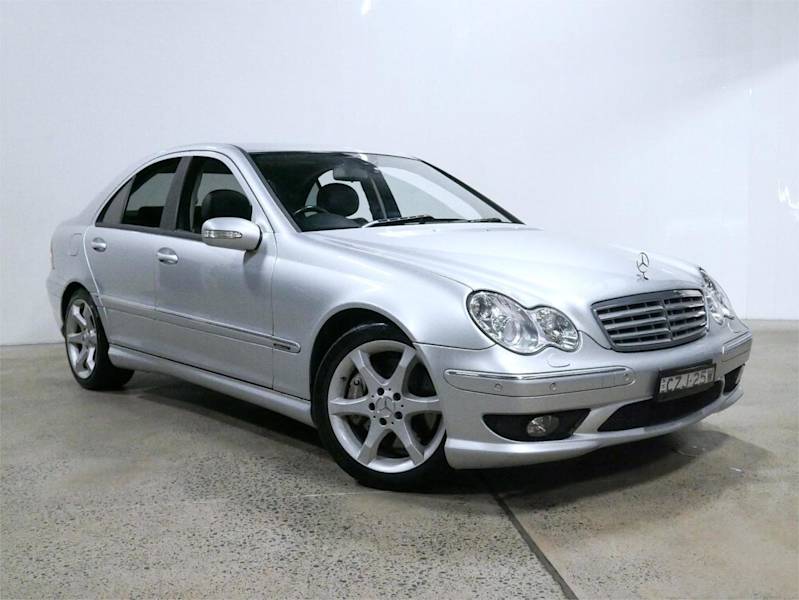 2006 Mercedes-Benz C180 W203 MY06 Kompressor Classic Silver, Chrome 5 Speed Automatic Tipshift Sedan62938584044673112