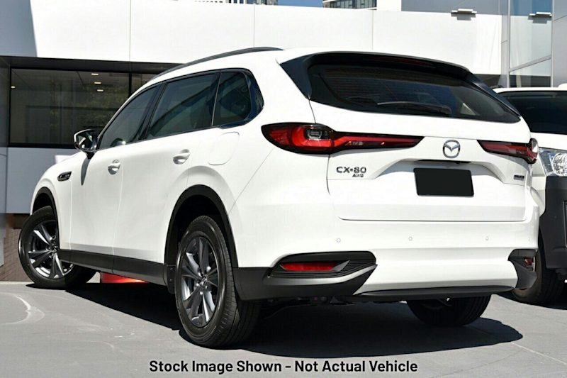 2024 Mazda CX-80 KL G40e SKYACTIV-Drive i-ACTIV AWD Pure Rhodium White 8 Speed Sports Automatic62935692880515112