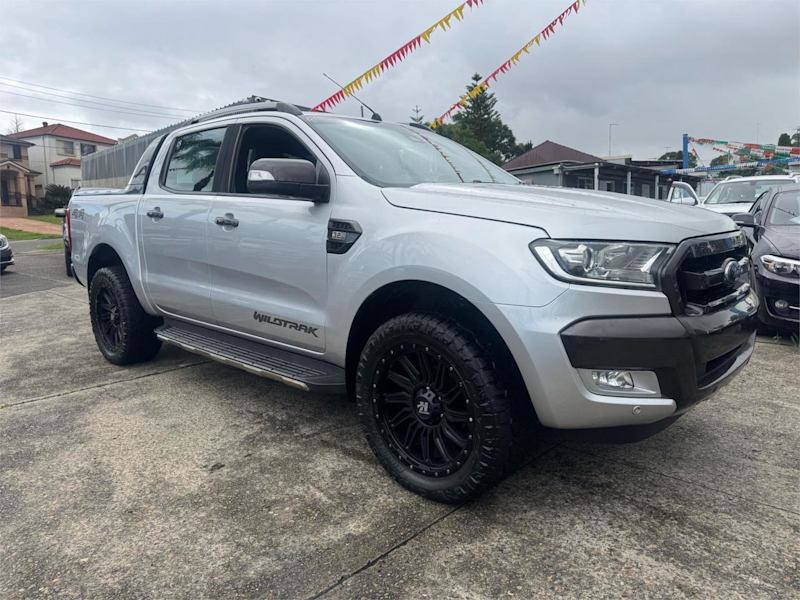 2016 Ford Ranger PX MkII Wildtrak Double Cab Silver, Chrome 6 Speed Sports Automatic Double Cab62933708524929112