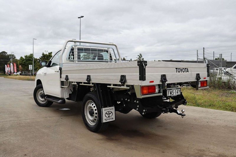 2024 Toyota Hilux GUN126R SR Glacier White Automatic Cab Chassis62940490421761113